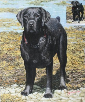 肖像画 Painting - imd011 犬のポートレートの例